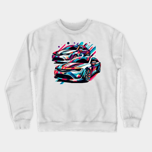 Chrysler 200 Crewneck Sweatshirt by Vehicles-Art